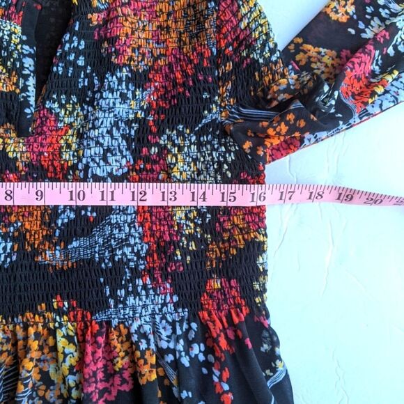 Anthropologie Akemi + Kin Top Adria Floral Top Small - Picture 7 of 9